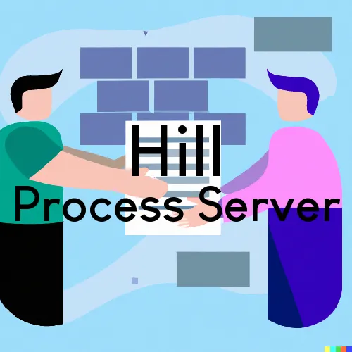 Hill, New Hampshire Process Servers