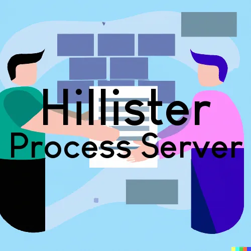 Hillister, TX Process Servers in Zip Code 77624