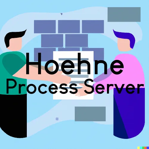 Hoehne, CO Process Servers and Courtesy Copy Messengers