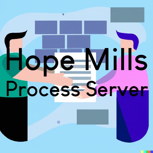 Hope Mills Process Server, “On time Process“ 