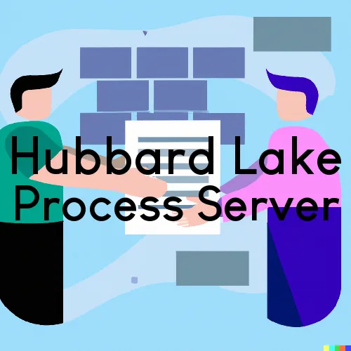 Hubbard Lake, Michigan Process Servers
