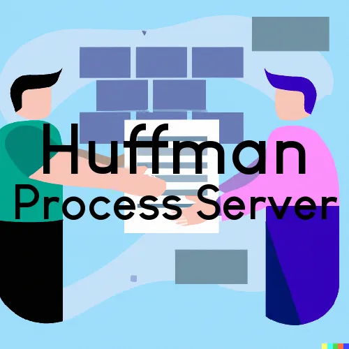 Huffman, TX Process Servers in Zip Code 77336
