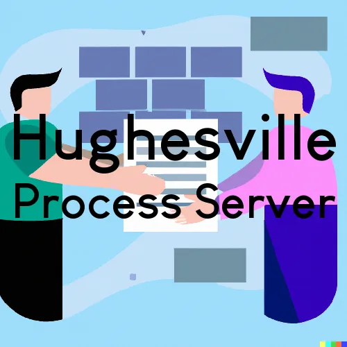 Hughesville Process Server, “Process Servers, Ltd.“ 