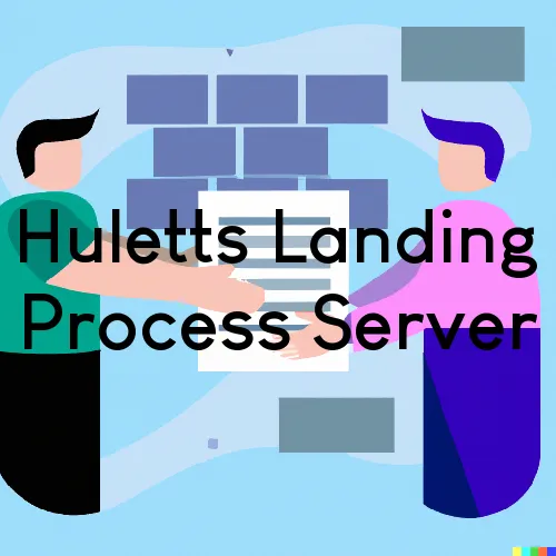 Huletts Landing, New York Process Servers