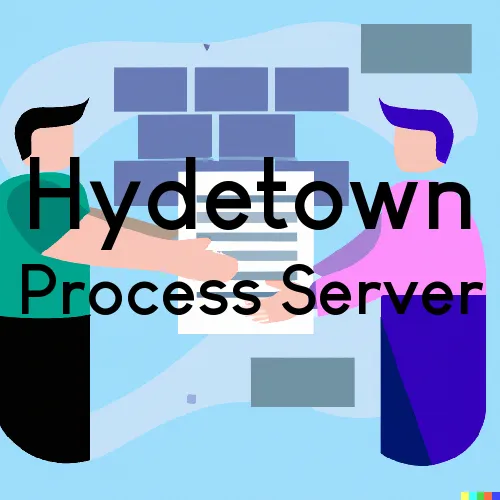 Hydetown, Pennsylvania Process Servers