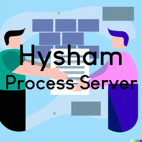 Hysham, MT Process Servers and Courtesy Copy Messengers