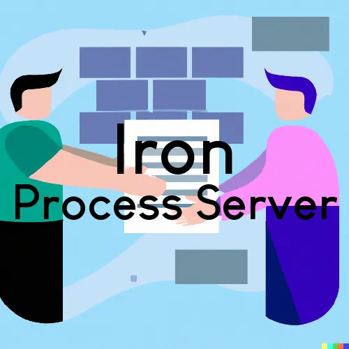 Iron, Minnesota Process Servers