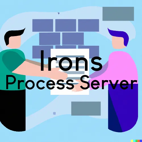 Irons, MI Process Servers in Zip Code 49644