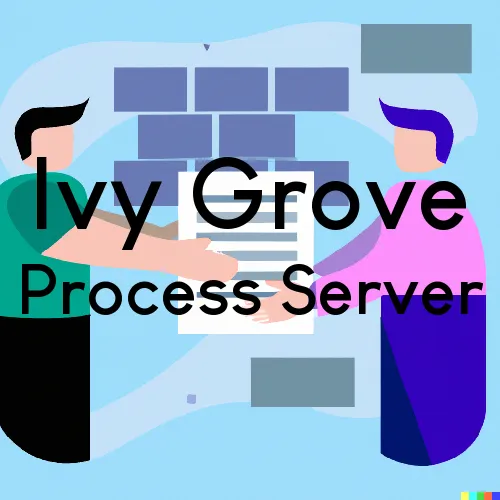 Ivy Grove Process Server, “Serving by Observing“ 