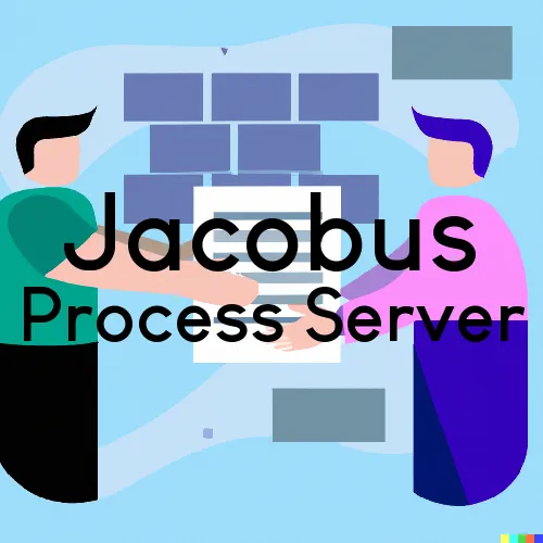 Jacobus, PA Process Servers and Courtesy Copy Messengers