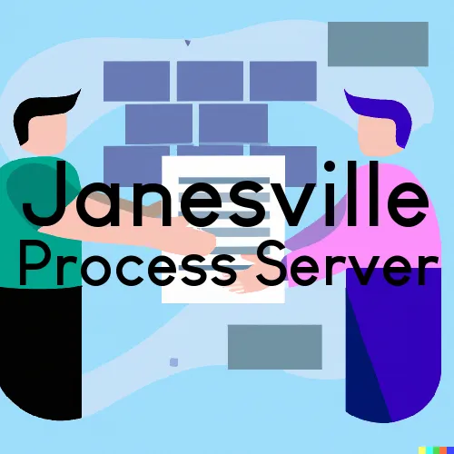 Janesville, Wisconsin Process Servers
