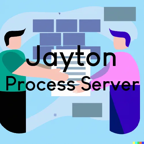 Jayton, TX Process Servers in Zip Code 79528