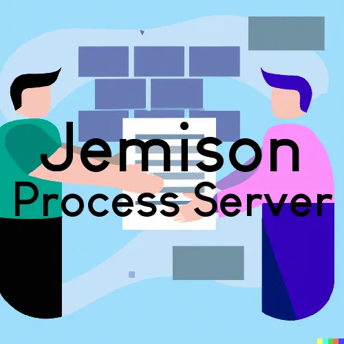 Process Servers in Zip Code Area 35085 in Jemison