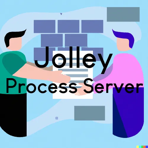 Jolley, IA Process Server, “Server One“ 