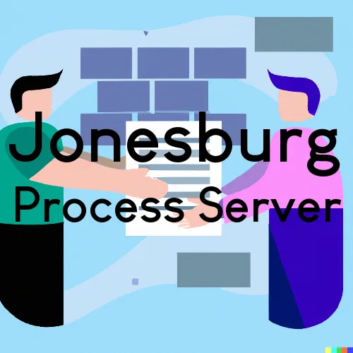 Jonesburg, MO Process Servers in Zip Code 63351