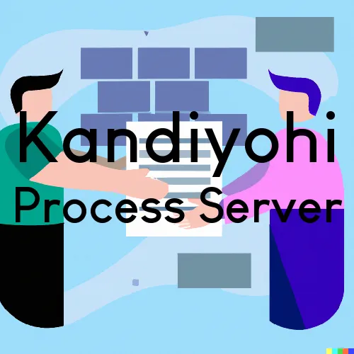 Kandiyohi, MN Process Servers and Courtesy Copy Messengers