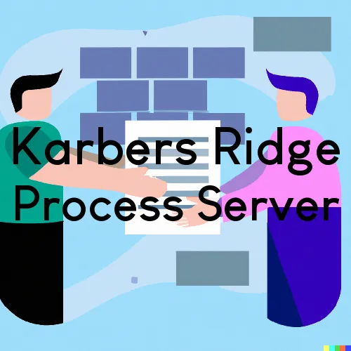 Karbers Ridge Process Server, “Chase and Serve“ 