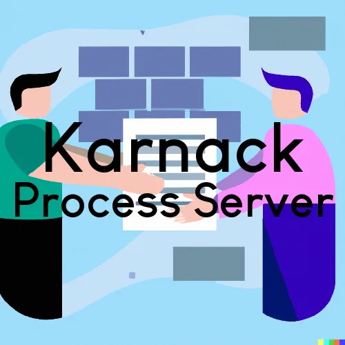 Karnack Process Server, “Serving by Observing“ 