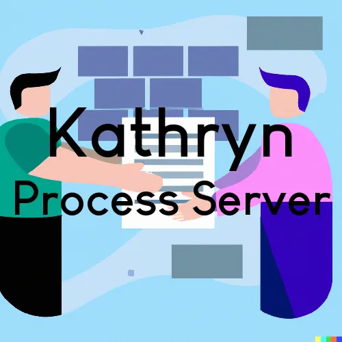Kathryn, ND Process Server, “Process Servers, Ltd.“ 