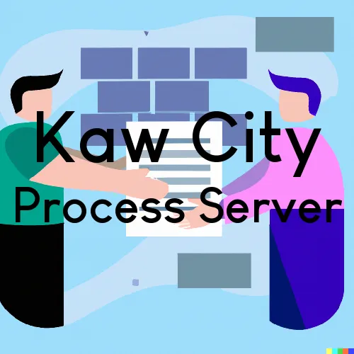 Kaw City, OK Process Server, “On time Process“ 