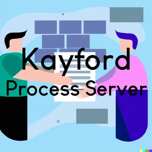 Kayford, West Virginia Process Servers