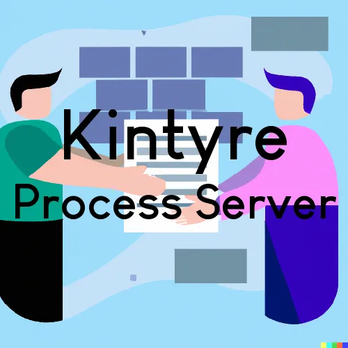 Kintyre, ND Process Servers and Courtesy Copy Messengers