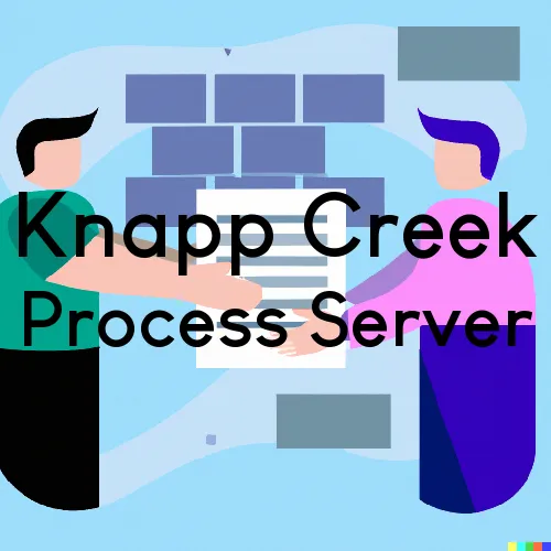 Knapp Creek, NY Process Servers and Courtesy Copy Messengers