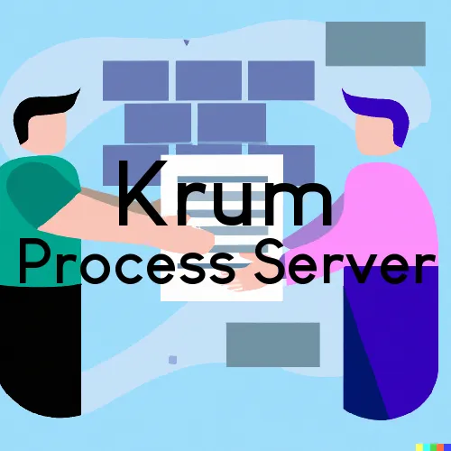 Krum, Texas Process Servers