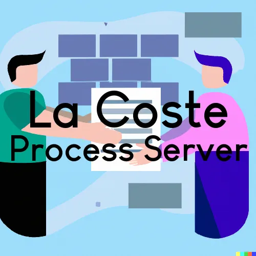 La Coste, Texas Process Servers