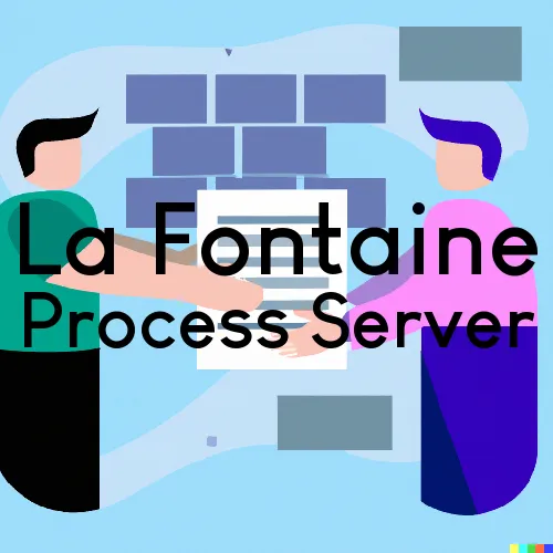 La Fontaine IN Court Document Runners and Process Servers