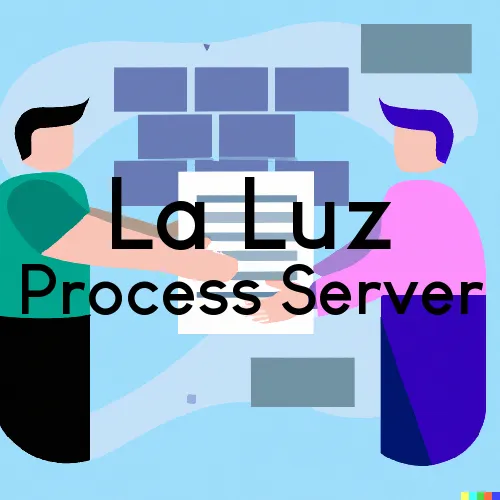La Luz, NM Process Servers and Courtesy Copy Messengers