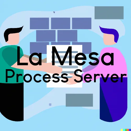 CA Process Servers in La Mesa, Zip Code 91941