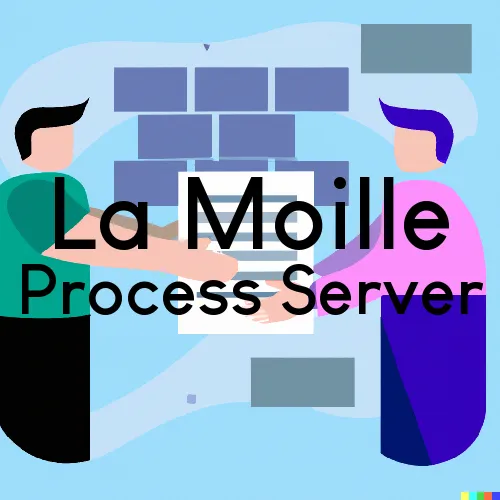 La Moille, IL Process Server, “Process Servers, Ltd.“ 
