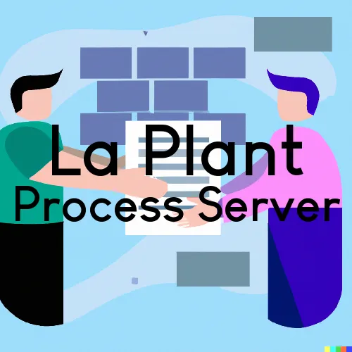 La Plant, South Dakota Process Servers
