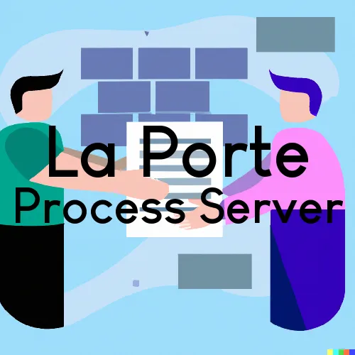 La Porte Process Server, “On time Process“ 