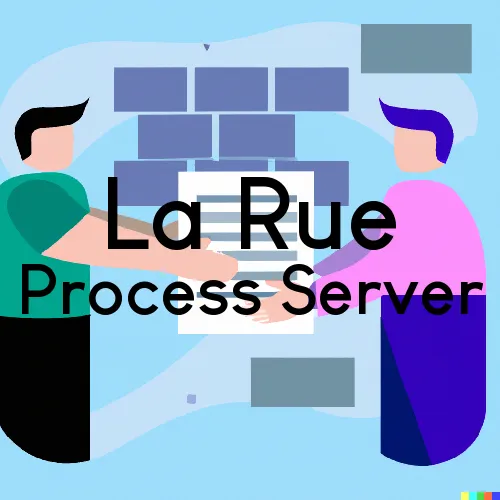 La Rue, OH Process Servers and Courtesy Copy Messengers