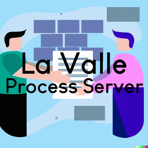 La Valle, Wisconsin Process Servers