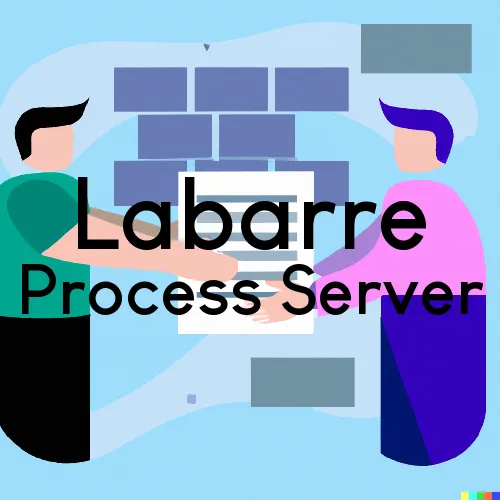 Labarre, LA Process Servers and Courtesy Copy Messengers