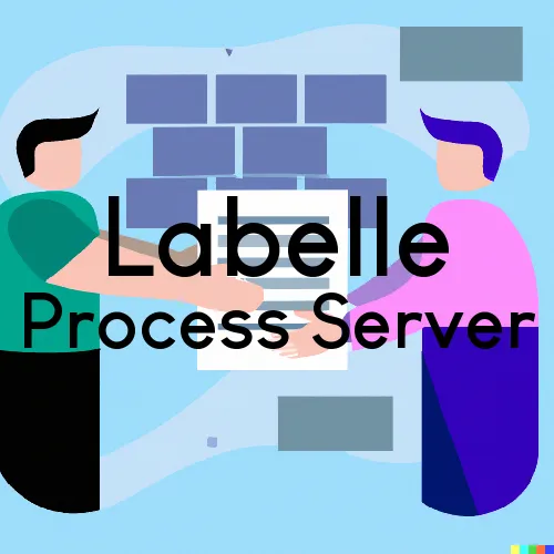 Process Servers in Zip Code 33975 in Labelle