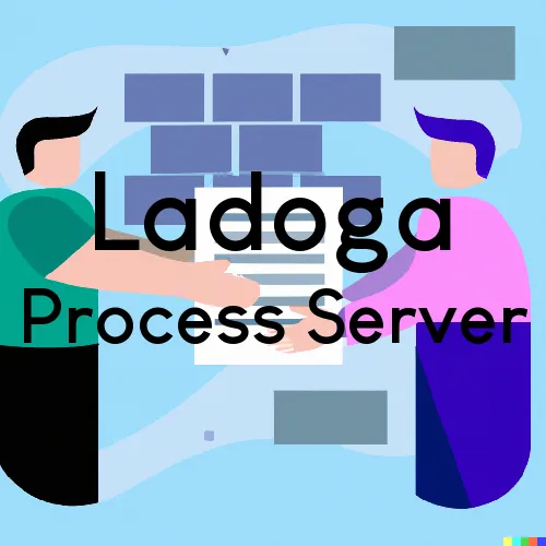Ladoga, IN Process Servers in Zip Code 47954