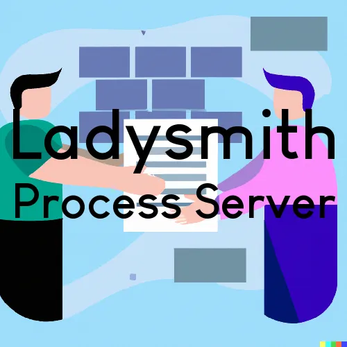 Ladysmith, Wisconsin Process Servers
