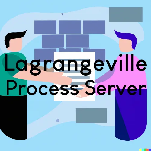 Lagrangeville, NY Process Server, “Serving by Observing“ 