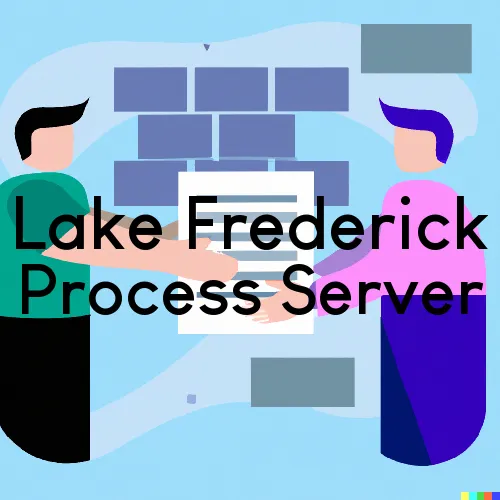 Lake Frederick, Virginia Process Servers