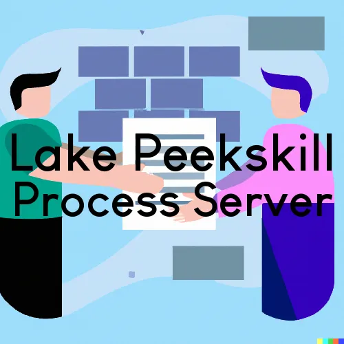 Lake Peekskill, NY Process Server, “Process Servers, Ltd.“ 