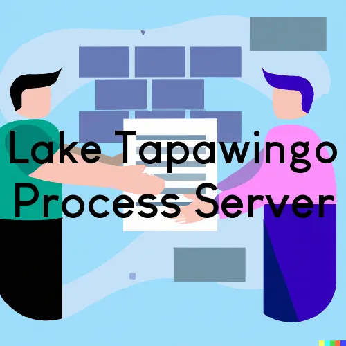 Lake Tapawingo, MO Process Servers and Courtesy Copy Messengers