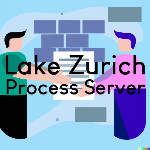 Process Servers in Lake Zurich, Illinois 