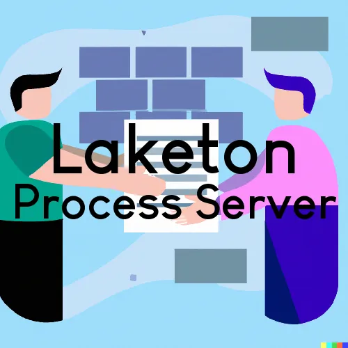 Laketon, IN Process Servers in Zip Code 46943