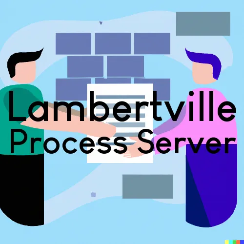 Courthouse Runner and Process Servers in Lambertville