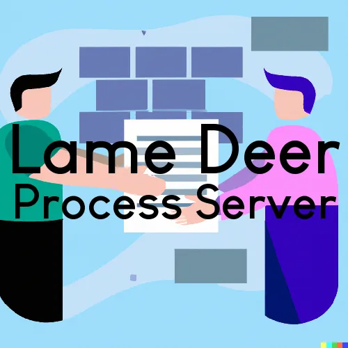 Lame Deer, Montana Court Couriers and Process Servers