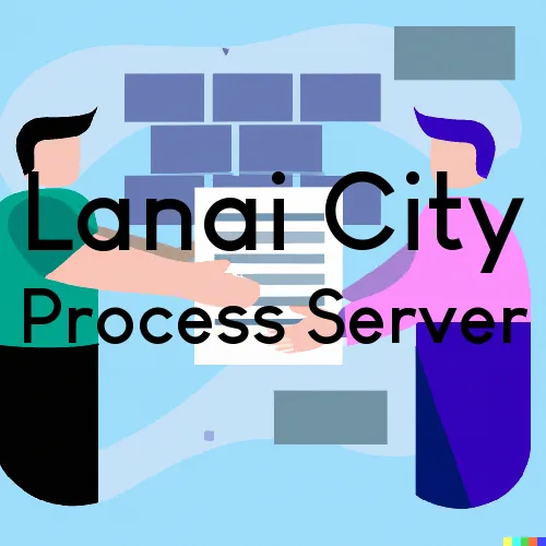 Lanai City, HI Process Server, “Rush and Run Process“ 